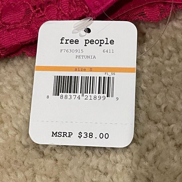 NWT Free People Lace Bralette in Petunia - Picture 7 of 7